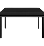 VidaXL 6-delige Loungeset met kussens PVC zwart