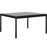 VidaXL 6-delige Loungeset met kussens PVC zwart