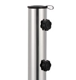 VidaXL Parasolvoet vierkant 30 kg graniet zwart