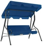 VidaXL Schommelbank 170x110x153 cm stof donkerblauw