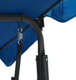 VidaXL Schommelbank 170x110x153 cm stof donkerblauw