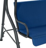 VidaXL Schommelbank 170x110x153 cm stof donkerblauw