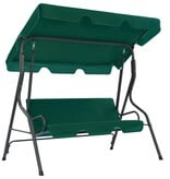 VidaXL Schommelbank 170x110x153 cm stof groen