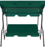 VidaXL Schommelbank 170x110x153 cm stof groen