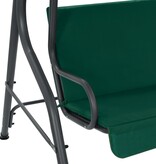 VidaXL Schommelbank 170x110x153 cm stof groen