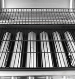 VidaXL Gasbarbecue met 6 branders zwart en zilverkleurig