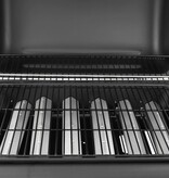 VidaXL Gasbarbecue met 6 branders zwart