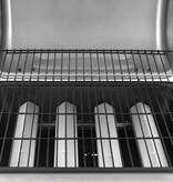 VidaXL Gasbarbecue met 4 branders zwart en zilverkleurig