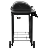 VidaXL Gasbarbecue-grill met 4 branders zwart