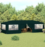 VidaXL Partytent met zijwanden professioneel 90 g/m² 4x9 m groen
