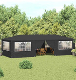 VidaXL Partytent met zijwanden professioneel 90 g/m² 4x9 m antraciet