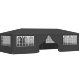 VidaXL Partytent met zijwanden professioneel 90 g/m² 4x9 m antraciet