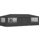 VidaXL Partytent met zijwanden professioneel 90 g/m² 4x9 m antraciet