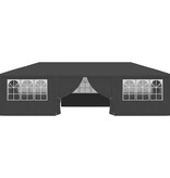 VidaXL Partytent met zijwanden professioneel 90 g/m² 4x9 m antraciet