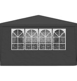VidaXL Partytent met zijwanden professioneel 90 g/m² 4x9 m antraciet