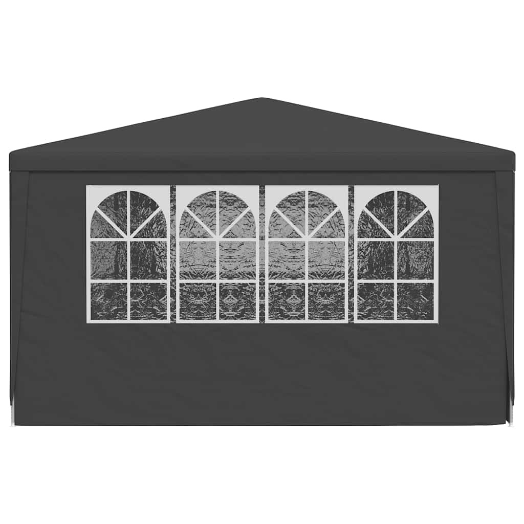 VidaXL Partytent met zijwanden professioneel 90 g/m² 4x9 m antraciet
