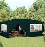 VidaXL Partytent met zijwanden professioneel 90 g/m² 4x6 m groen
