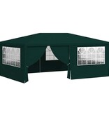VidaXL Partytent met zijwanden professioneel 90 g/m² 4x6 m groen