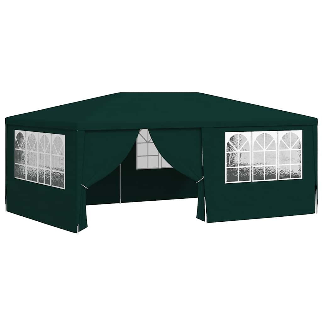 VidaXL Partytent met zijwanden professioneel 90 g/m² 4x6 m groen