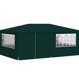 VidaXL Partytent met zijwanden professioneel 90 g/m² 4x6 m groen