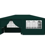 VidaXL Partytent met zijwanden professioneel 90 g/m² 4x6 m groen