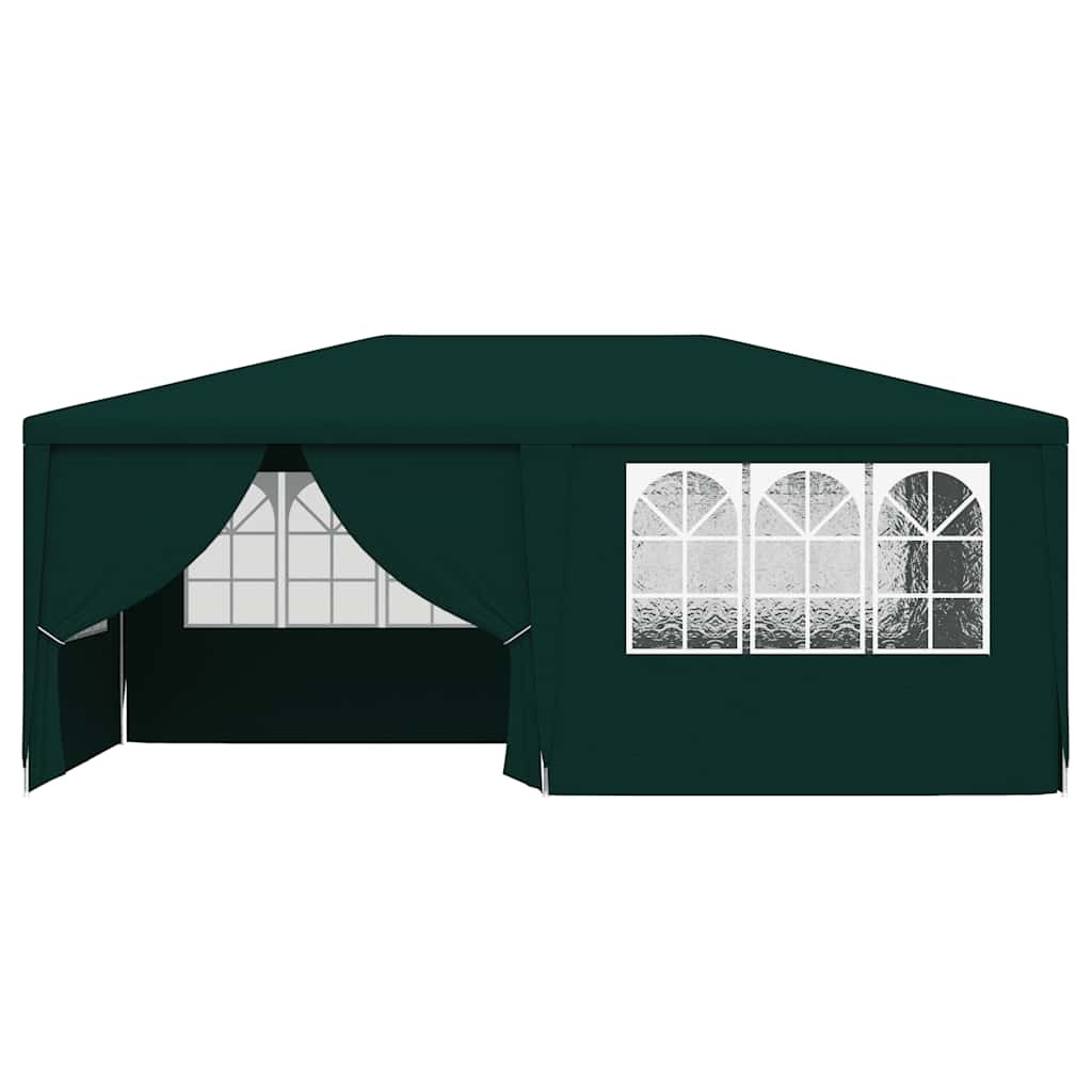 VidaXL Partytent met zijwanden professioneel 90 g/m² 4x6 m groen