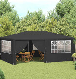 VidaXL Partytent met zijwanden professioneel 90 g/m² 4x6 m antraciet