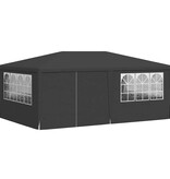 VidaXL Partytent met zijwanden professioneel 90 g/m² 4x6 m antraciet