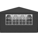 VidaXL Partytent met zijwanden professioneel 90 g/m² 4x6 m antraciet
