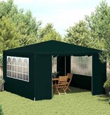 VidaXL Partytent met zijwanden professioneel 90 g/m² 4x4 m groen