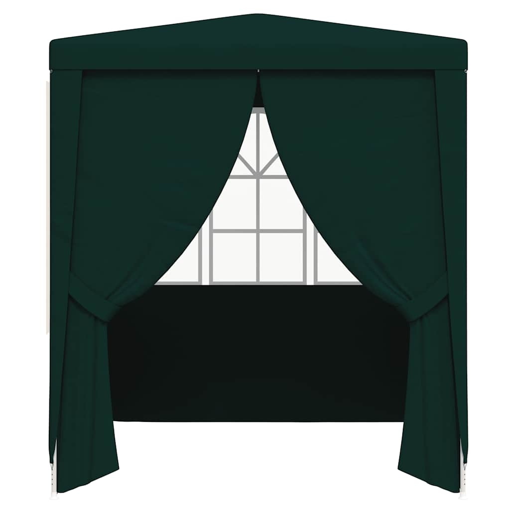 VidaXL Partytent met zijwanden professioneel 90 g/m² 2,5x2,5 m groen