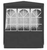 VidaXL Partytent met wanden professioneel 90 g/m² 2,5x2,5 m antraciet