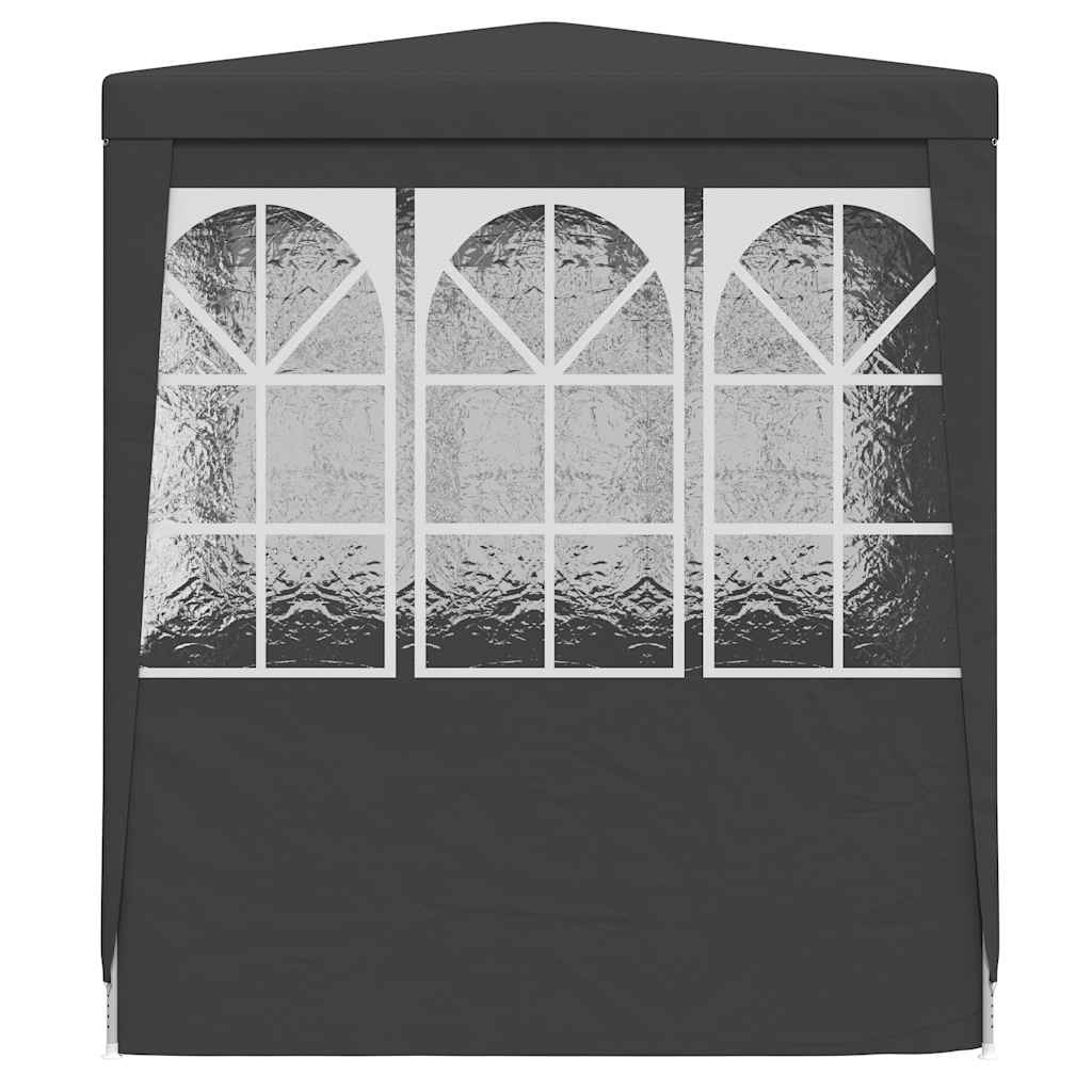 VidaXL Partytent met wanden professioneel 90 g/m² 2,5x2,5 m antraciet
