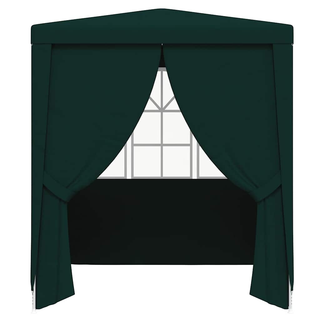 VidaXL Partytent met zijwanden professioneel 90 g/m² 2x2 m groen