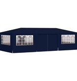 VidaXL Partytent met zijwanden professioneel 90 g/m² 4x9 m blauw