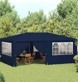 VidaXL Partytent met zijwanden professioneel 90 g/m² 4x6 m blauw