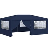 VidaXL Partytent met zijwanden professioneel 90 g/m² 4x6 m blauw