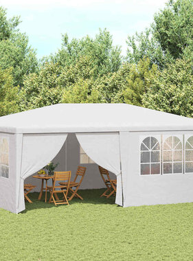 VidaXL Partytent met zijwanden professioneel 90 g/m² 4x6 m wit
