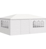 VidaXL Partytent met zijwanden professioneel 90 g/m² 4x6 m wit