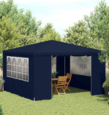 VidaXL Partytent met zijwanden professioneel 90 g/m² 4x4 m blauw