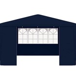 VidaXL Partytent met zijwanden professioneel 90 g/m² 4x4 m blauw