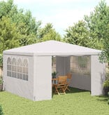 VidaXL Partytent met zijwanden professioneel 90 g/m² 4x4 m wit
