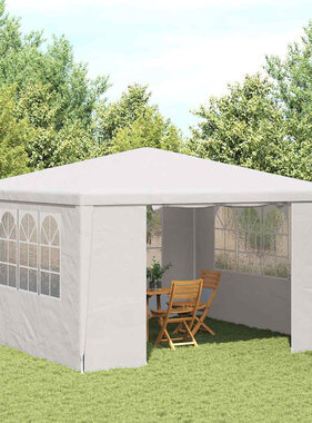 VidaXL Partytent met zijwanden professioneel 90 g/m² 4x4 m wit