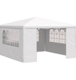 VidaXL Partytent met zijwanden professioneel 90 g/m² 4x4 m wit