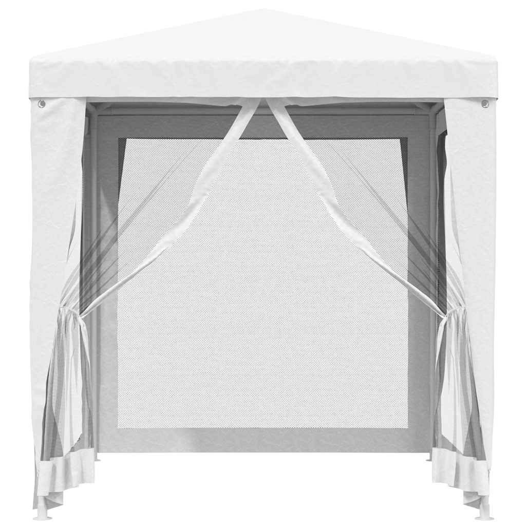 VidaXL Partytent met 4 mesh zijwanden 2x2 m wit