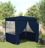 VidaXL Partytent met zijwanden professioneel 90 g/m² 2,5x2,5 m blauw