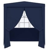 VidaXL Partytent met zijwanden professioneel 90 g/m² 2,5x2,5 m blauw