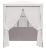 VidaXL Partytent met zijwanden professioneel 90 g/m² 2,5x2,5 m wit