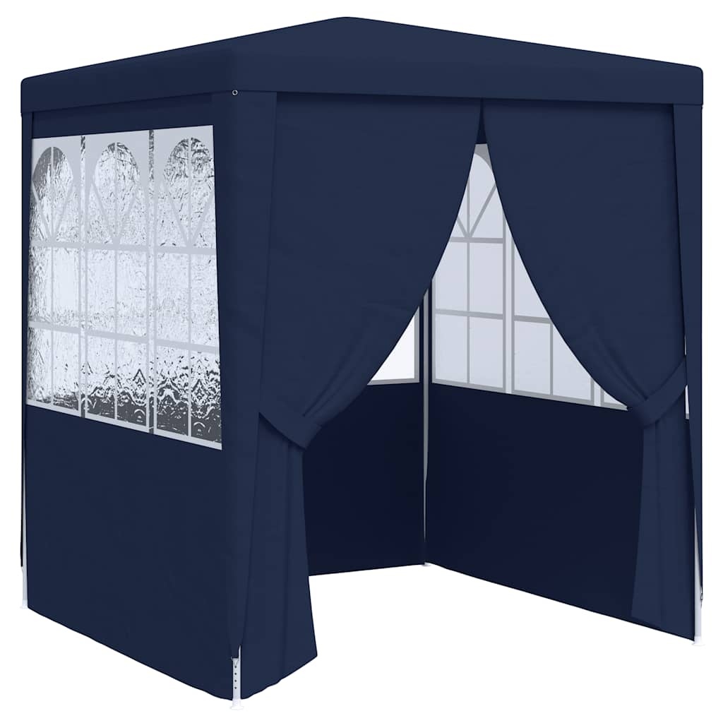 VidaXL Partytent met zijwanden professioneel 90 g/m² 2x2 m blauw