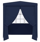 VidaXL Partytent met zijwanden professioneel 90 g/m² 2x2 m blauw